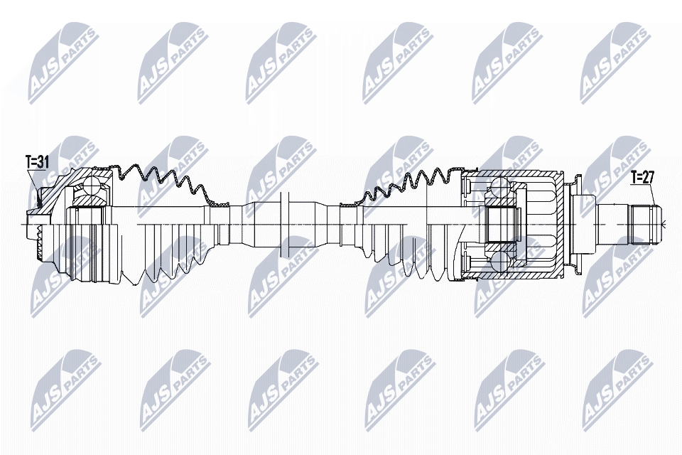 Drive Shaft  Art. NPWBM181