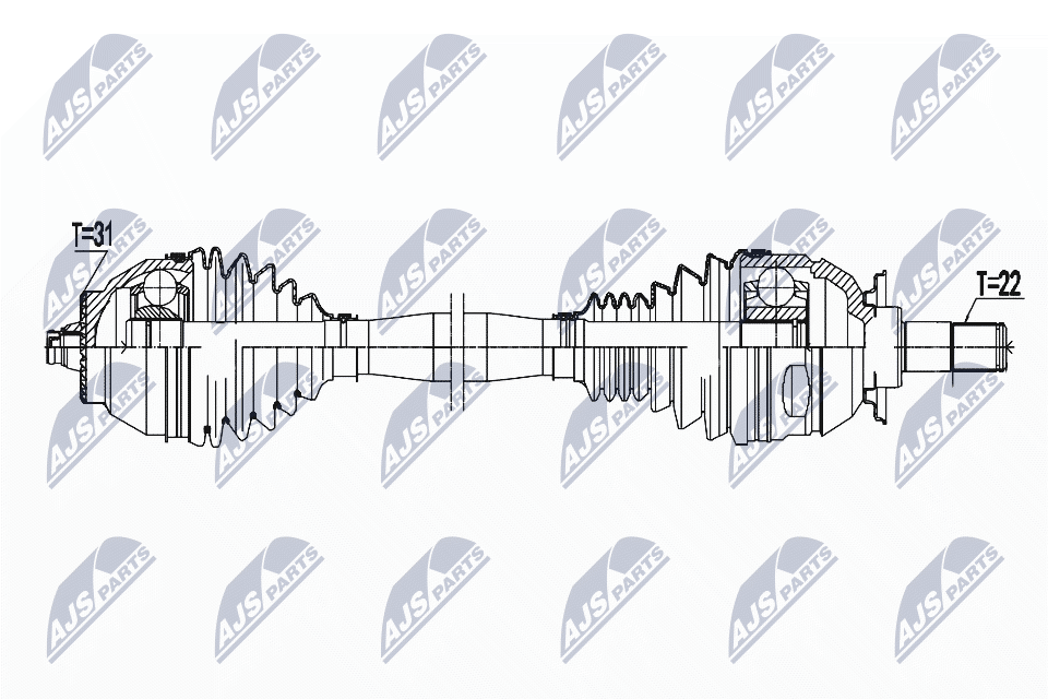 Drive Shaft  Art. NPWBM184