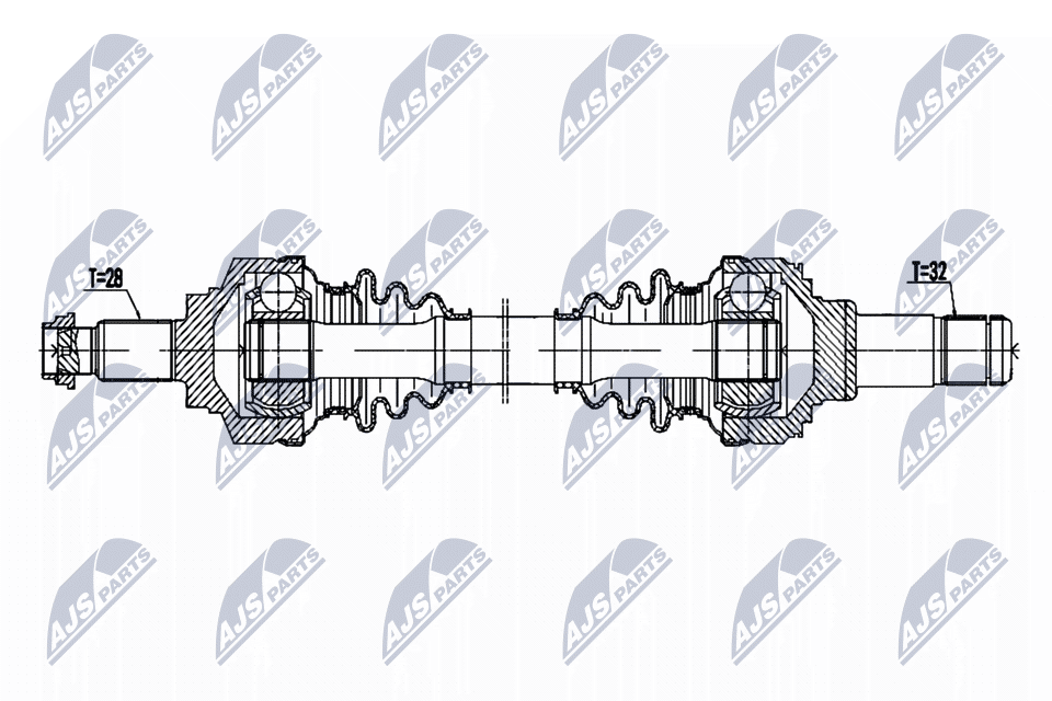 Drive Shaft  Art. NPWBM194