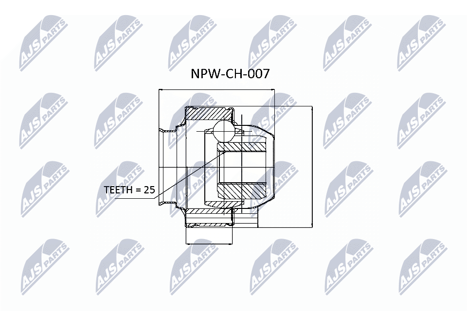 Joint Kit, drive shaft  Art. NPWCH007