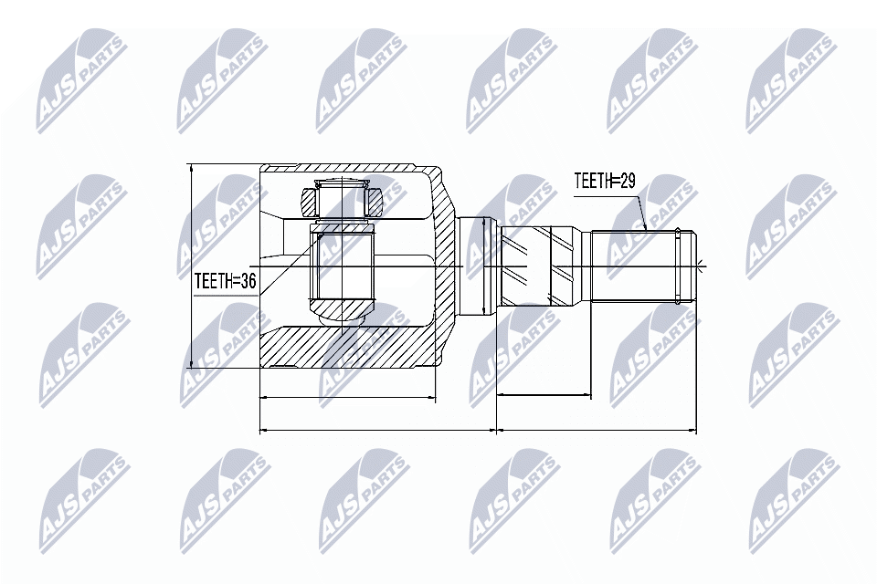 Joint Kit, drive shaft  Art. NPWCH025