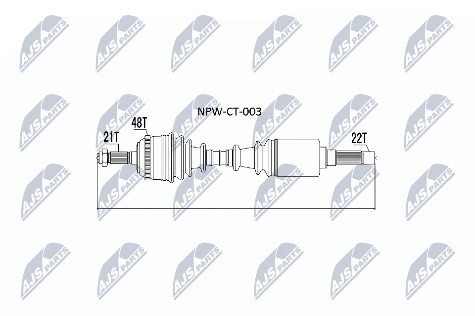 Drive Shaft  Art. NPWCT003