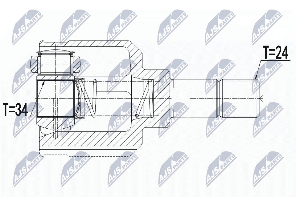 Joint Kit, drive shaft  Art. NPWCT110