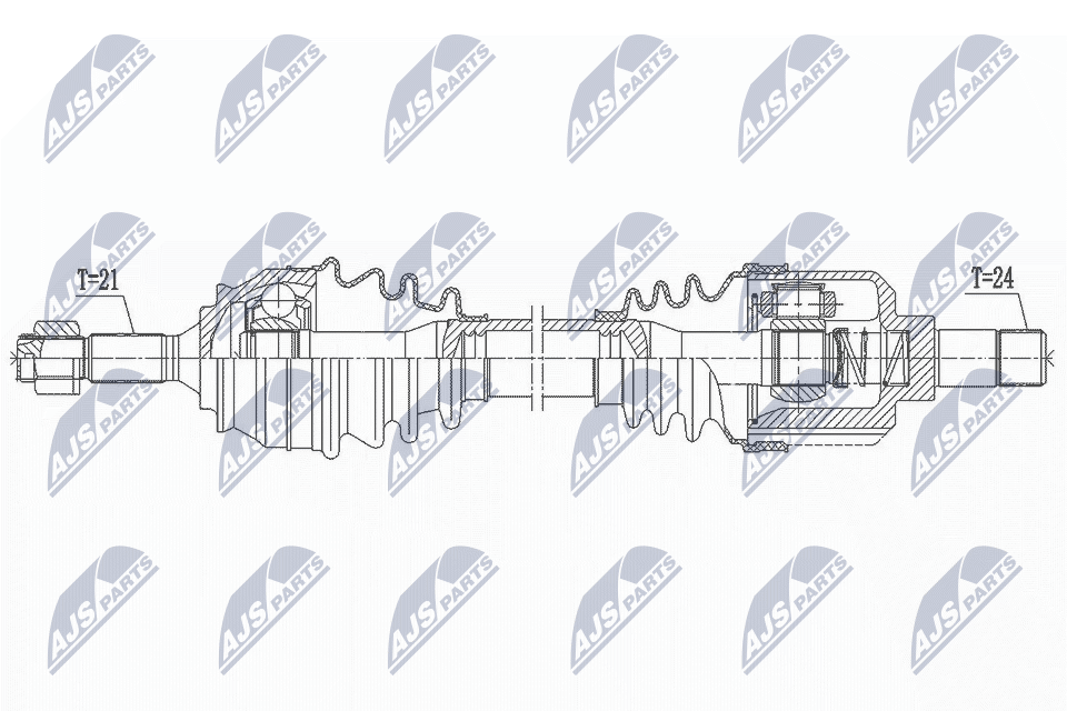 Drive Shaft  Art. NPWCT137