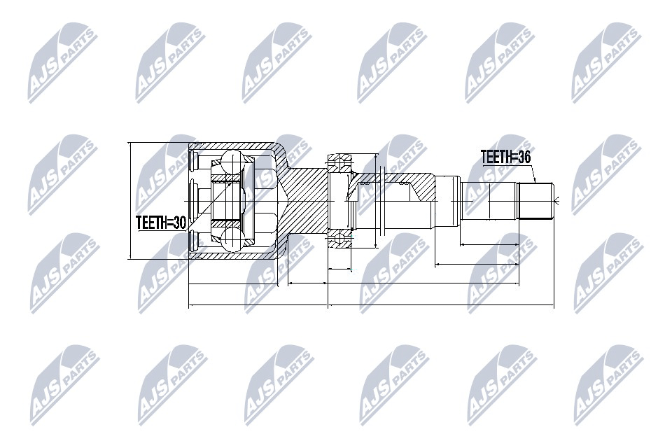 Joint Kit, drive shaft  Art. NPWFR043