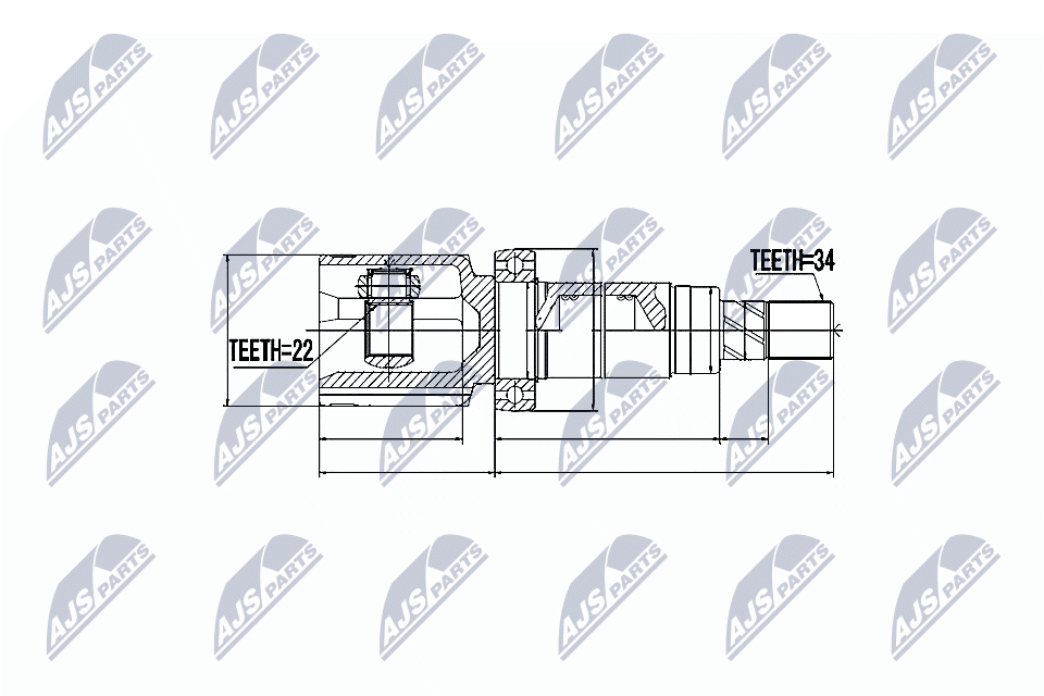 Joint Kit, drive shaft  Art. NPWFR052