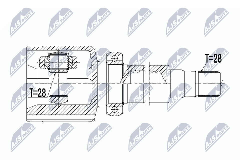 Joint Kit, drive shaft  Art. NPWFR069