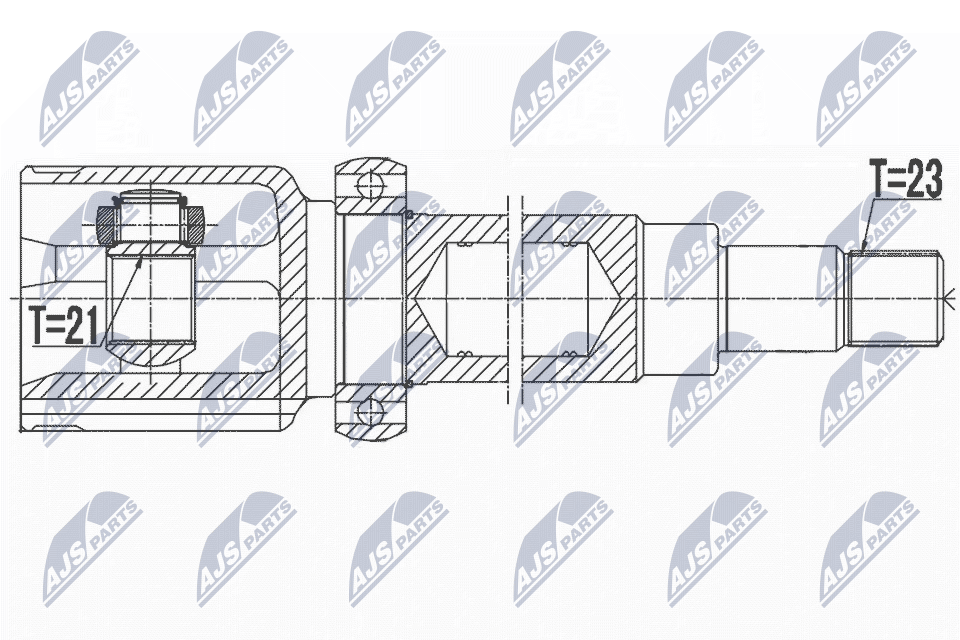 Joint Kit, drive shaft  Art. NPWFR099