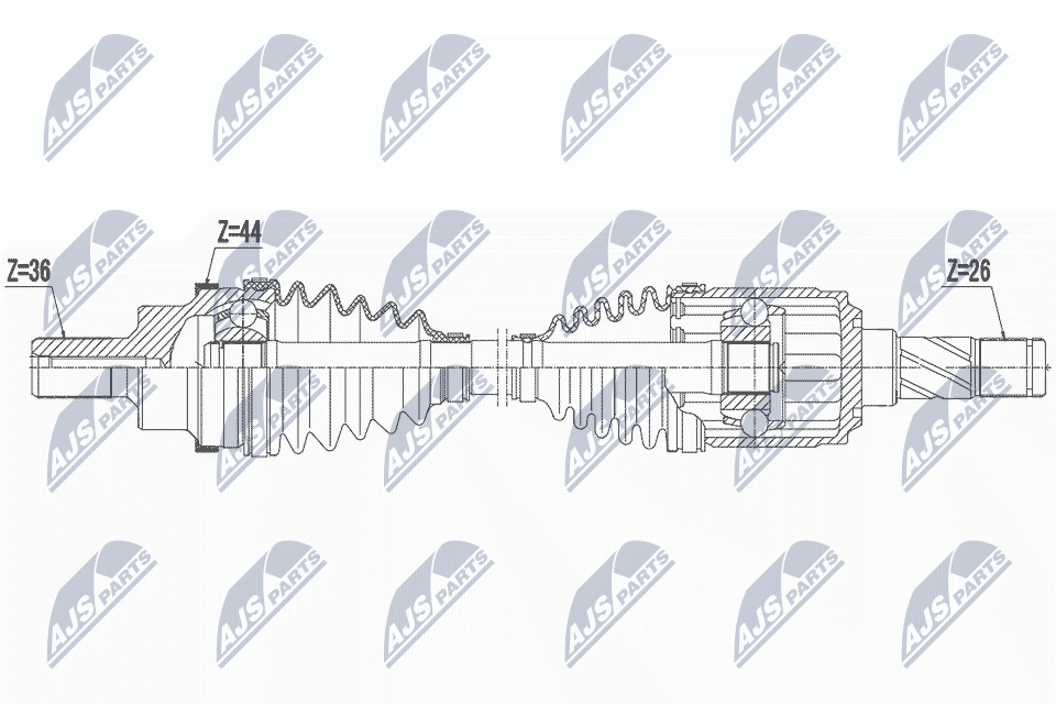 Drive Shaft  Art. NPWFR159