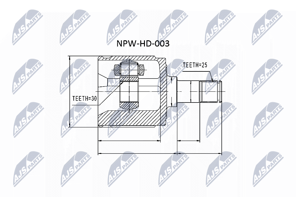 Joint Kit, drive shaft  Art. NPWHD003