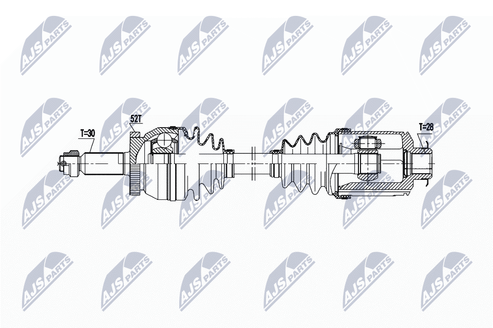 Drive Shaft  Art. NPWHY626