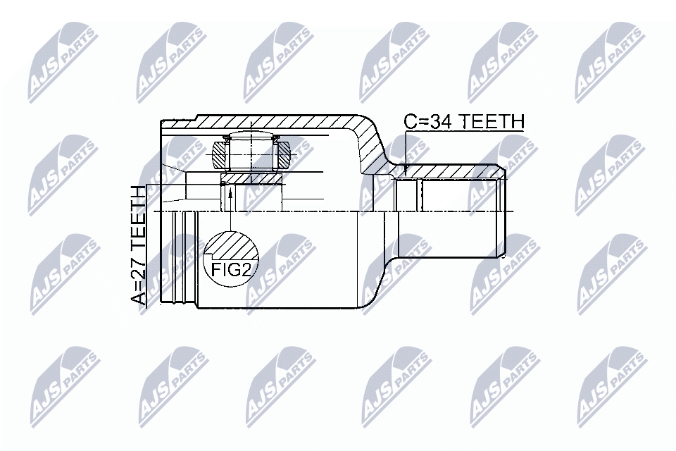 Joint Kit, drive shaft  Art. NPWME044