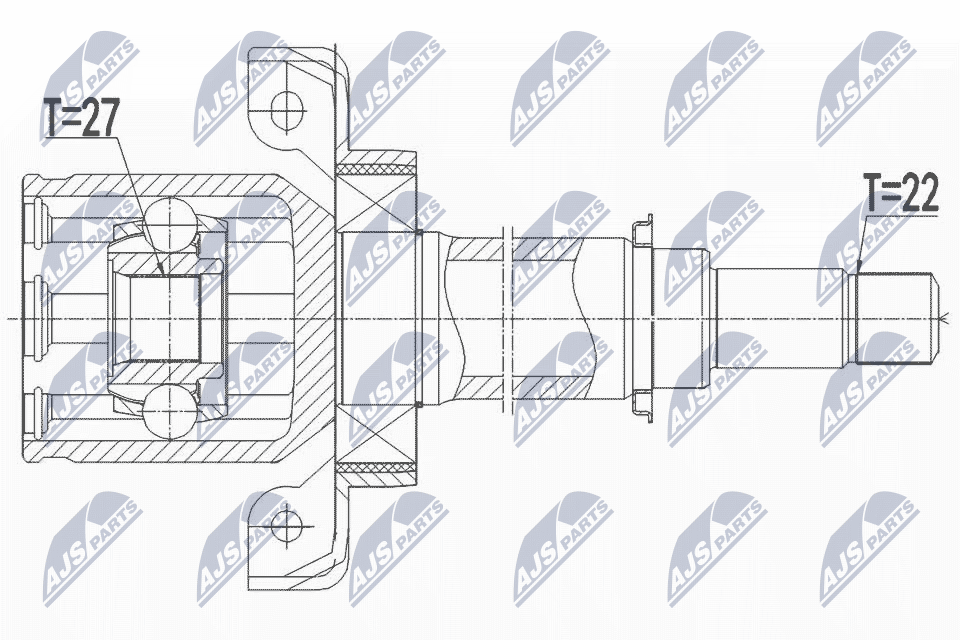 Joint Kit, drive shaft  Art. NPWME107