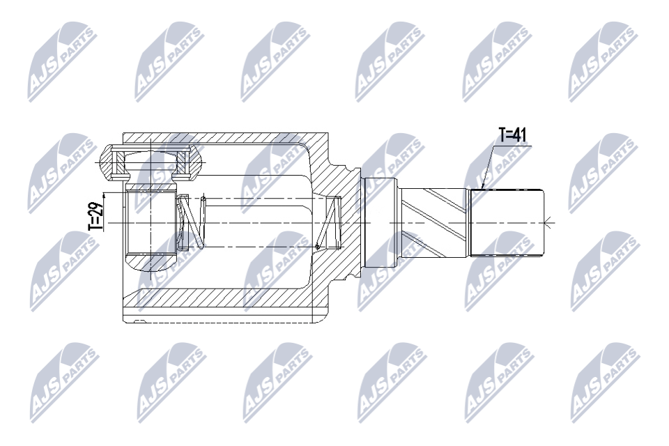 Joint Kit, drive shaft  Art. NPWME167