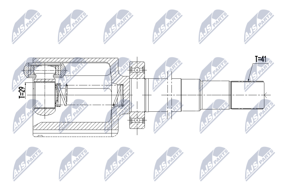 Joint Kit, drive shaft  Art. NPWME169