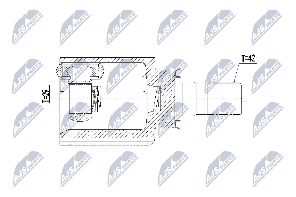 Joint Kit, drive shaft  Art. NPWME171