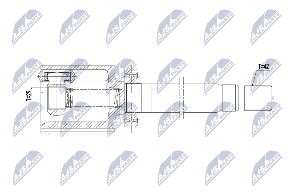 Joint Kit, drive shaft  Art. NPWME173