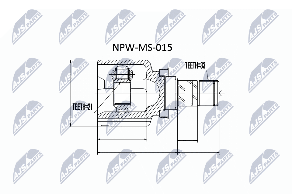 Joint Kit, drive shaft  Art. NPWMS015