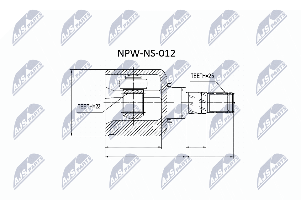 Joint Kit, drive shaft  Art. NPWNS012