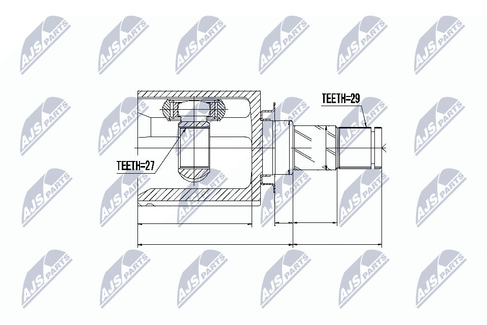 Joint Kit, drive shaft  Art. NPWNS035