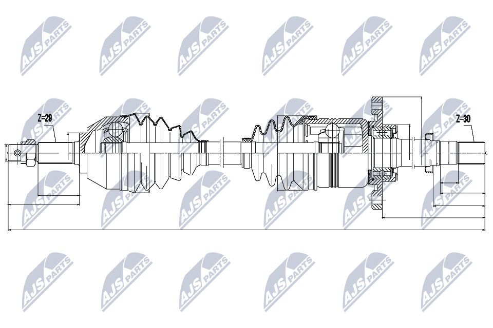 Drive Shaft  Art. NPWNS049