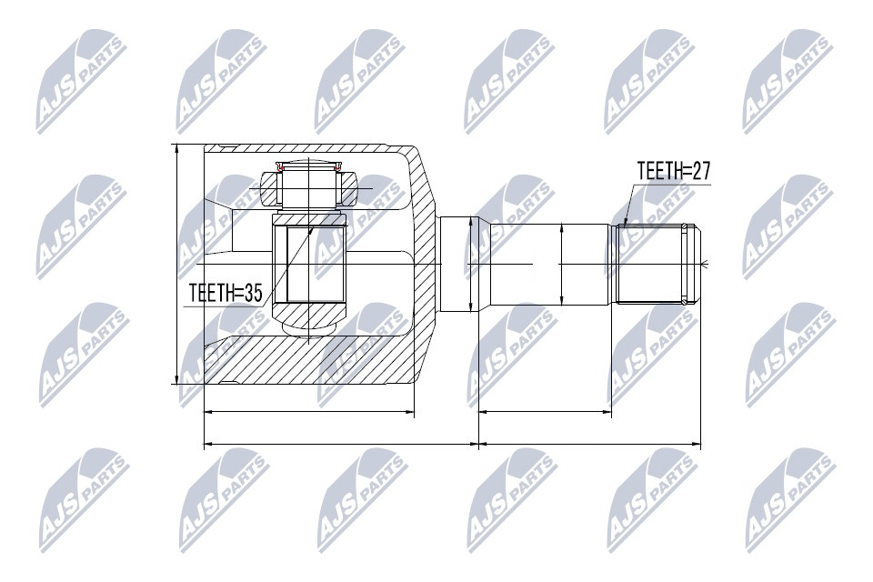 Joint Kit, drive shaft  Art. NPWPL024