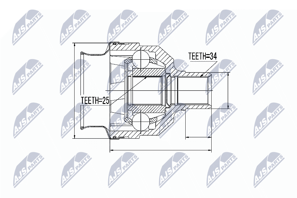 Joint Kit, drive shaft  Art. NPWPL025