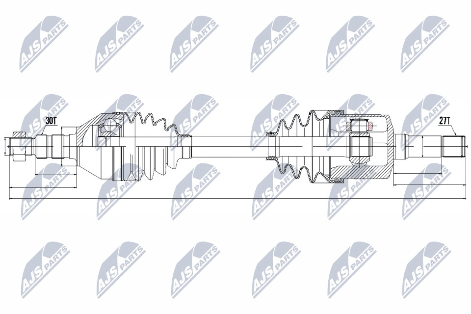 Drive Shaft  Art. NPWPL033