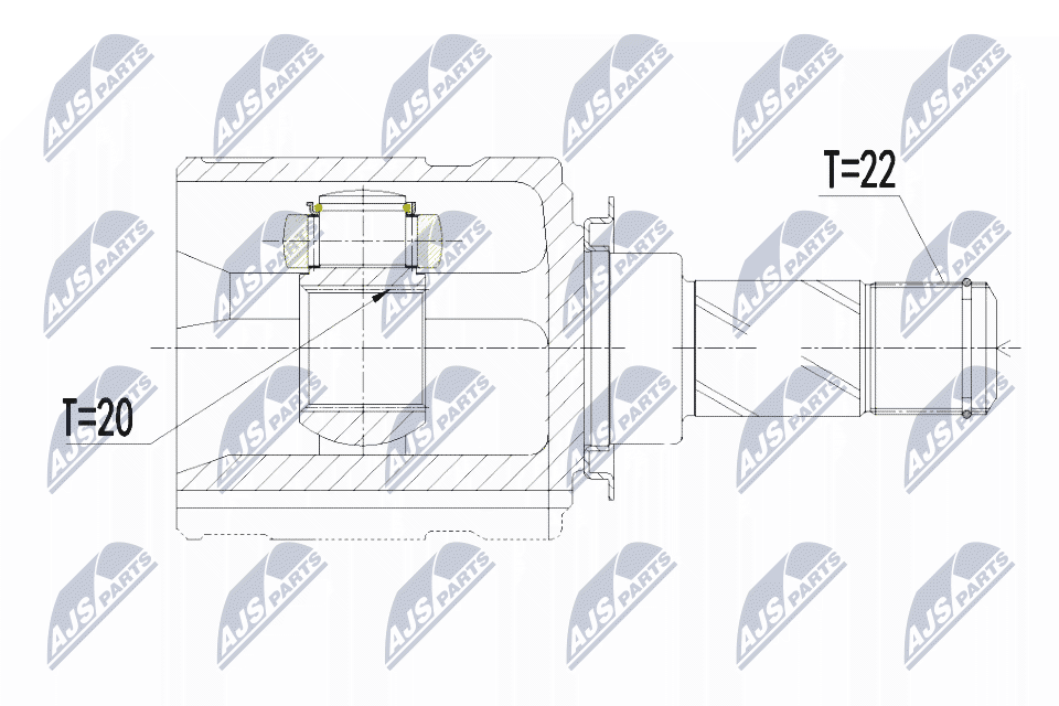 Joint Kit, drive shaft  Art. NPWPL051