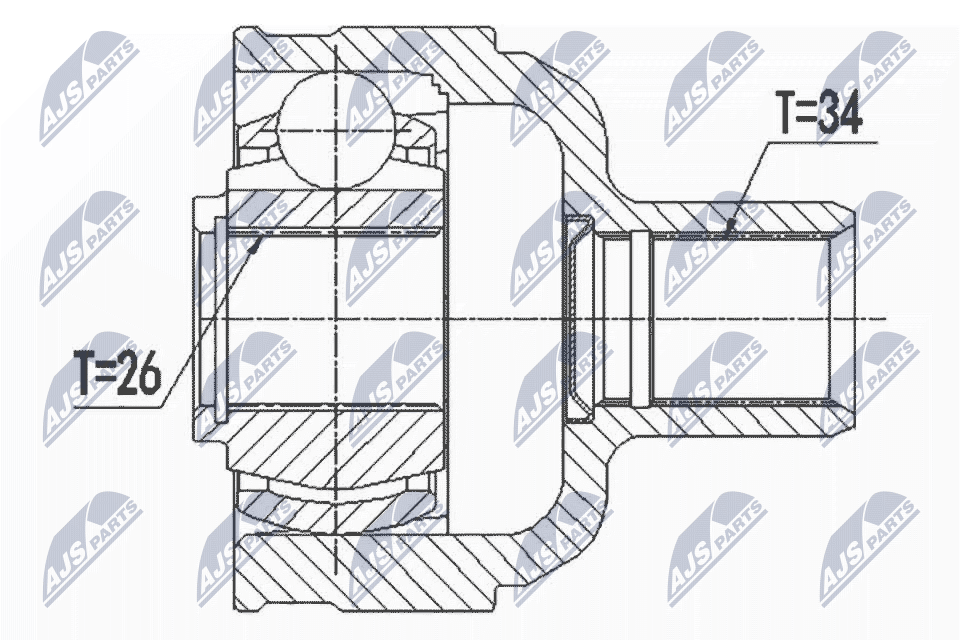 Joint Kit, drive shaft  Art. NPWPL084