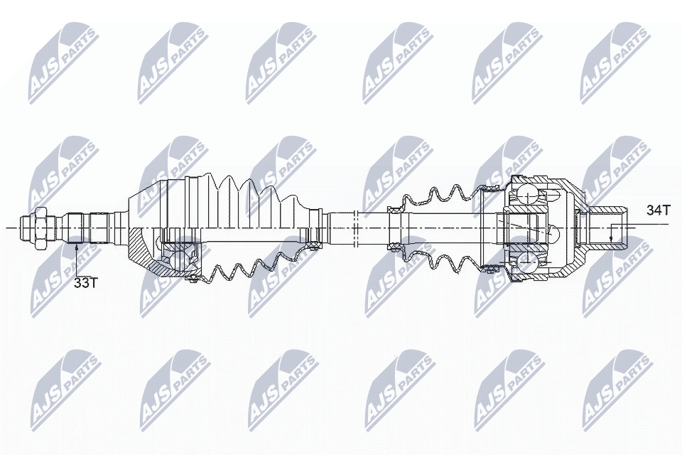 Drive Shaft  Art. NPWPL089