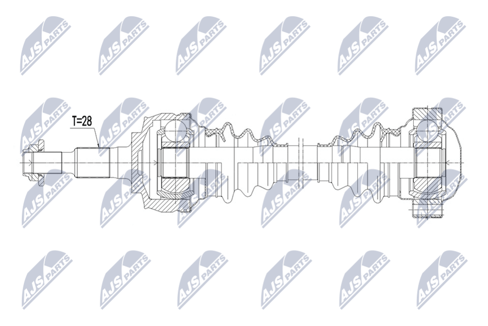 Drive Shaft  Art. NPWPS017