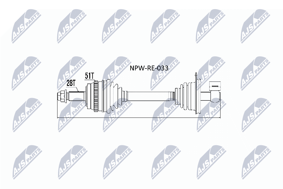 Drive Shaft  Art. NPWRE033