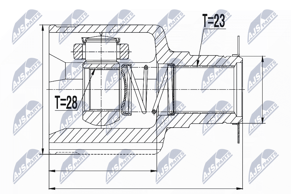 Joint Kit, drive shaft  Art. NPWRE055