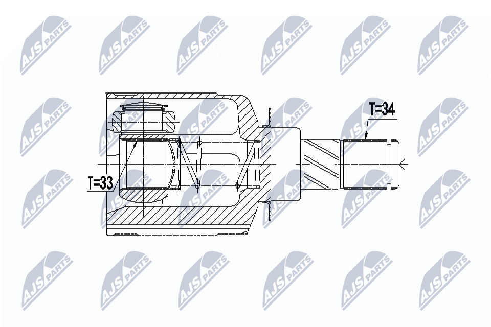 Joint Kit, drive shaft  Art. NPWRE062