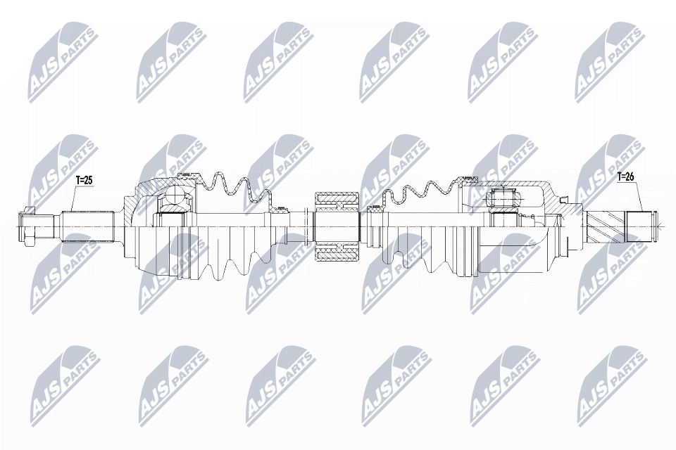 Drive Shaft  Art. NPWRE134