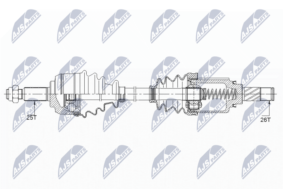 Drive Shaft  Art. NPWRE148