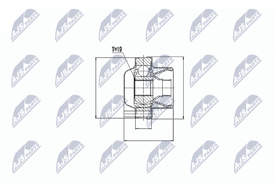 Joint, propshaft  Art. NPWVV005