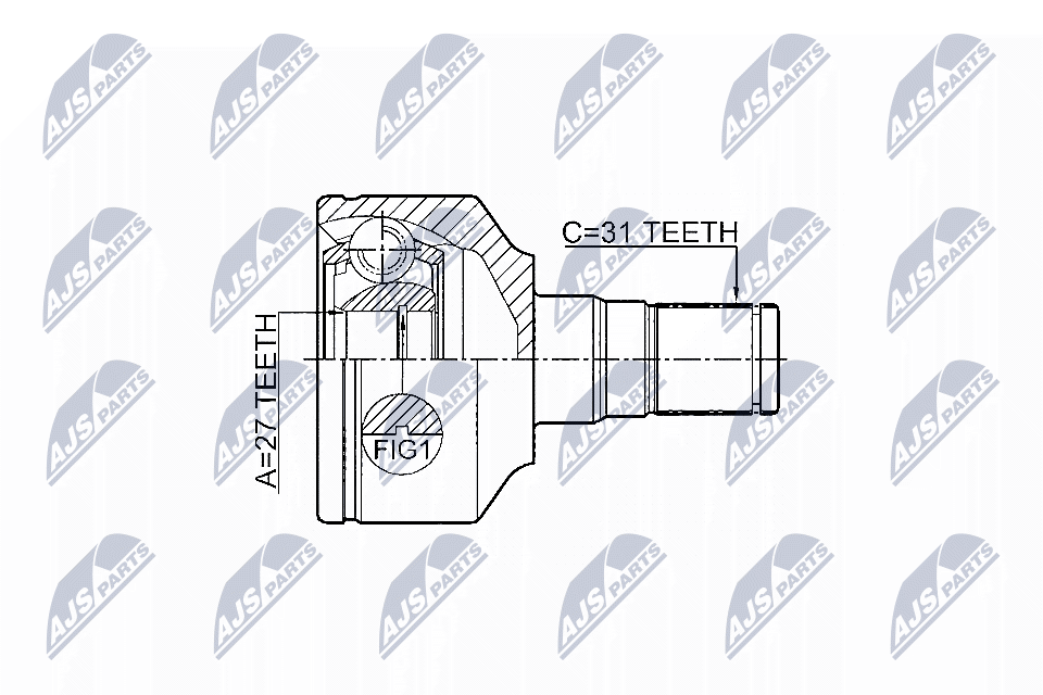 Joint Kit, drive shaft  Art. NPWVV014