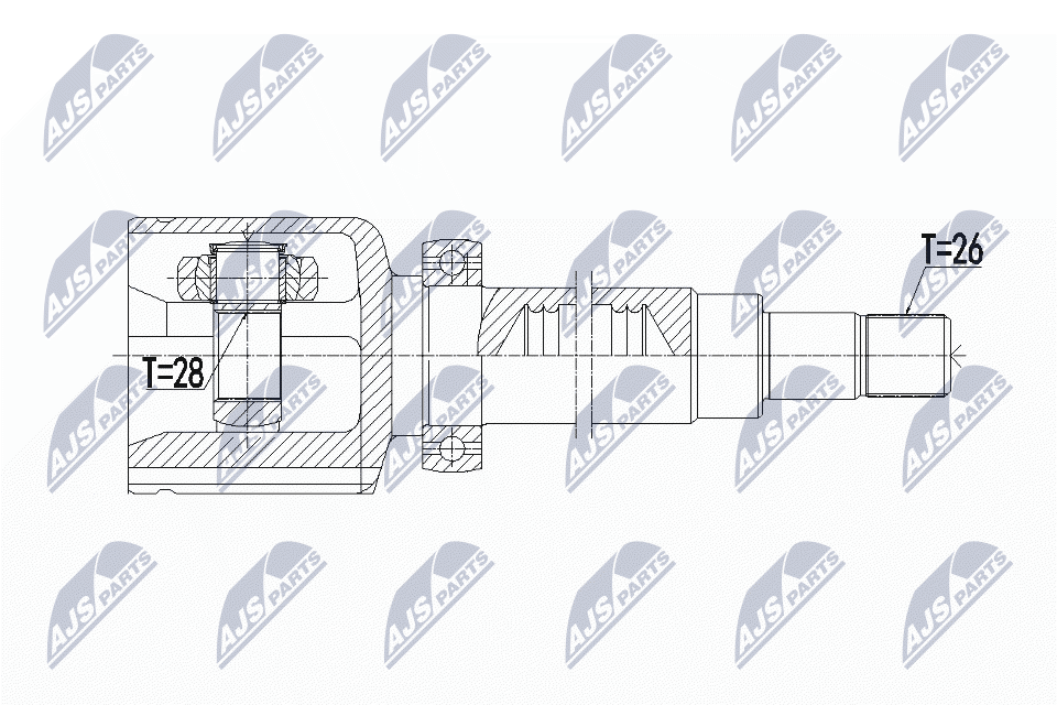 Joint Kit, drive shaft  Art. NPWVV108