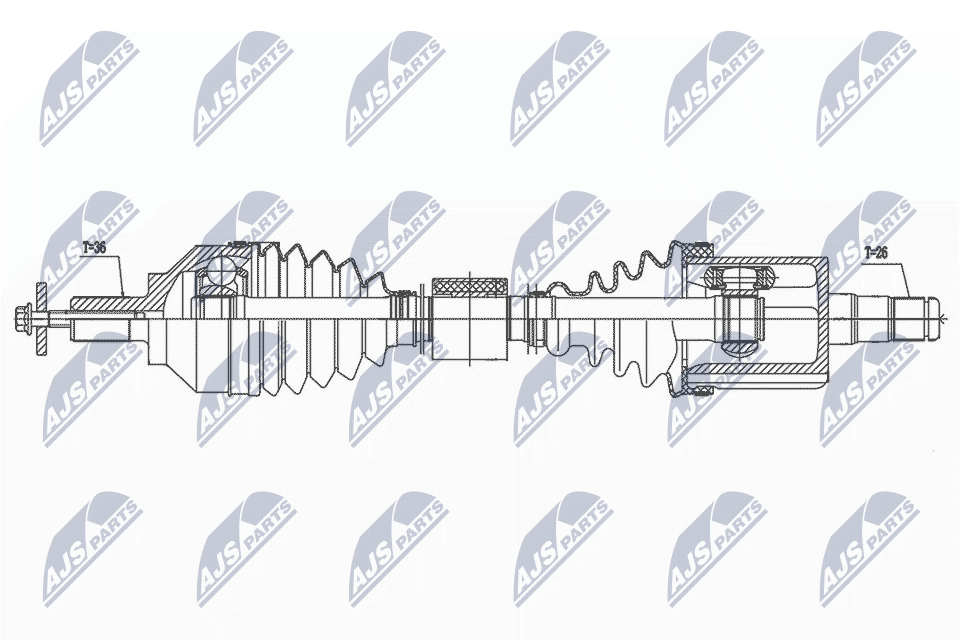 Drive Shaft  Art. NPWVV139