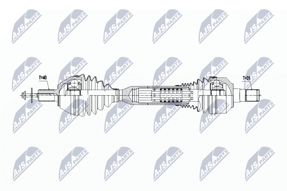 Drive Shaft  Art. NPWVV148