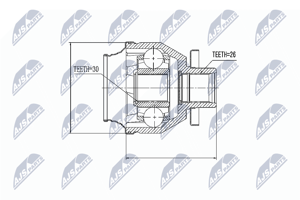 Joint Kit, drive shaft  Art. NPWVW014