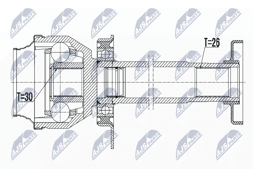 Joint Kit, drive shaft  Art. NPWVW044