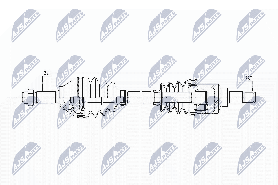 Drive Shaft  Art. NPWVW153