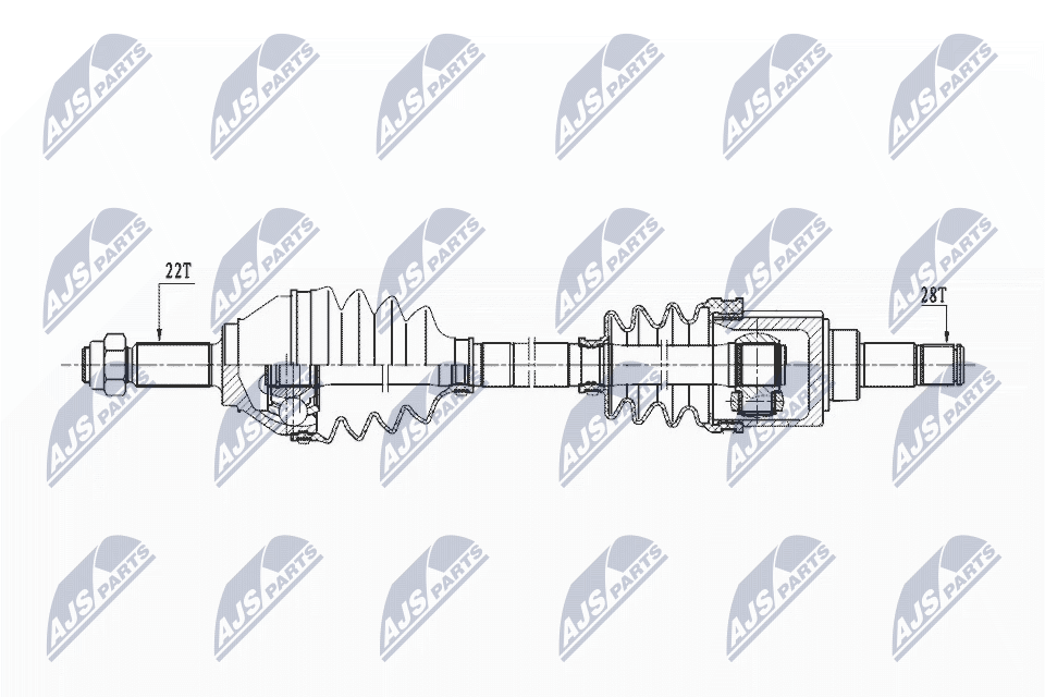 Drive Shaft  Art. NPWVW155