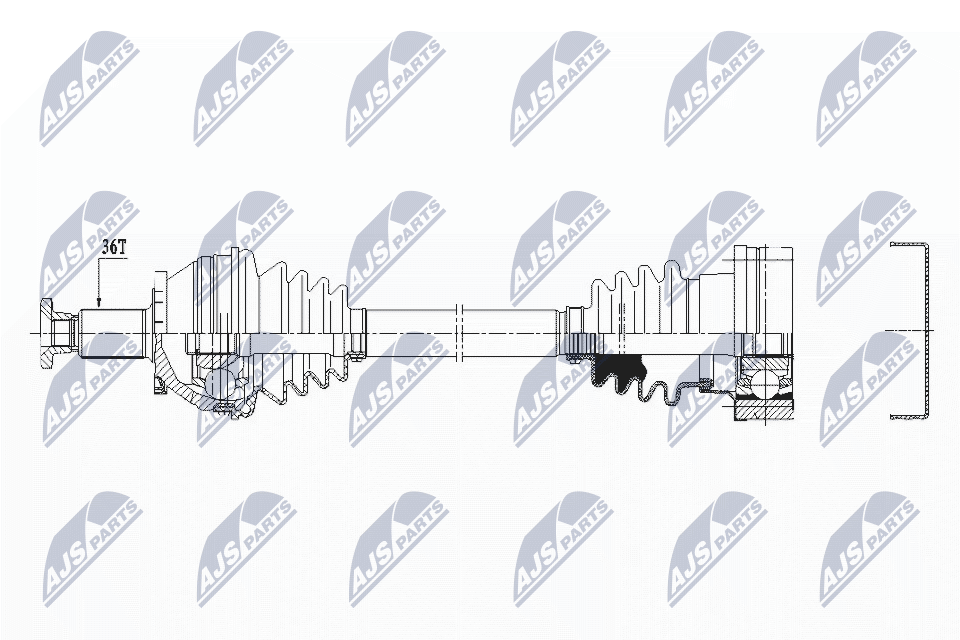 Drive Shaft  Art. NPWVW159