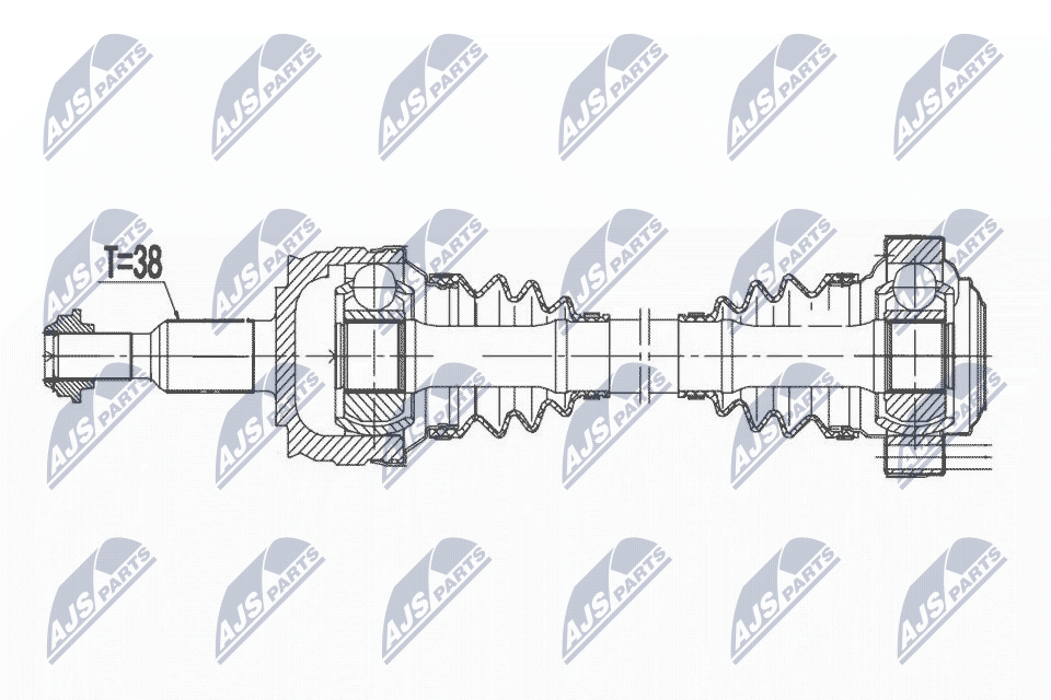 Drive Shaft  Art. NPWVW176