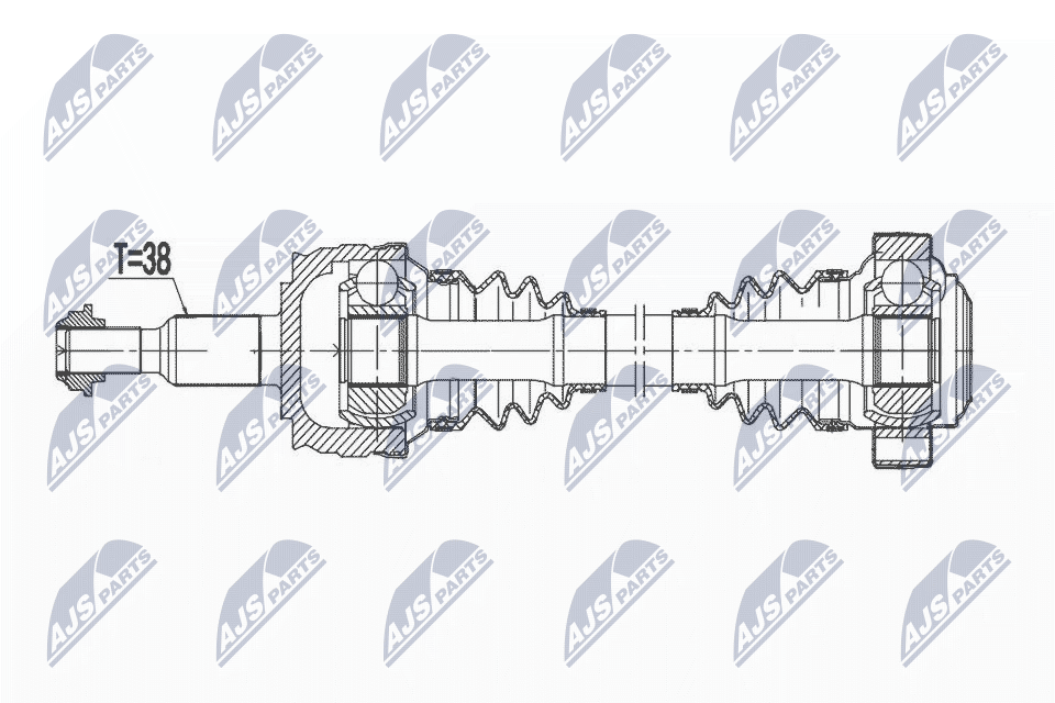 Drive Shaft  Art. NPWVW177