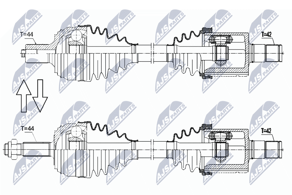 Drive Shaft  Art. NPWVW178